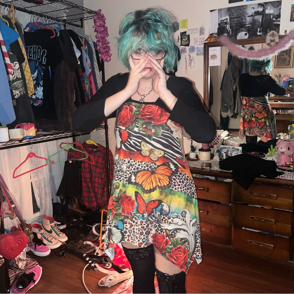 Amma Multicolor Graphic Dress